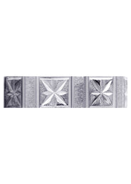 Carved Diamond Cut Mens Wedding Band | Satin Finish (Greyson)