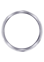 Carved Diamond Cut Mens Wedding Band | Satin Finish (Greyson)