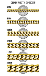 Gold Plated Mens Iced Out Miami Cuban Link Bracelet