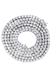 Women Jewelry - Diamond Necklace For Women | Tennis Chain 14K White Gold