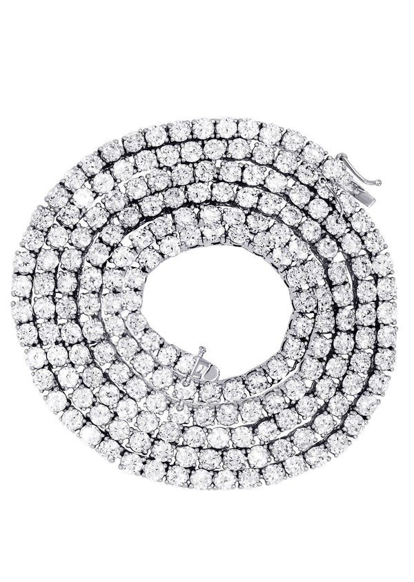 Women Jewelry - Diamond Necklace For Women | Tennis Chain 14K White Gold