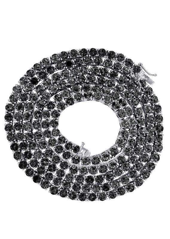 Women Jewelry - Diamond Necklace For Women | Black Diamond Tennis Chain