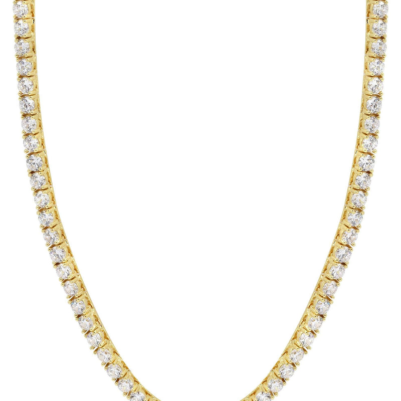 Women Jewelry - Diamond Necklace For Women | Tennis Chain 14K Yellow Gold