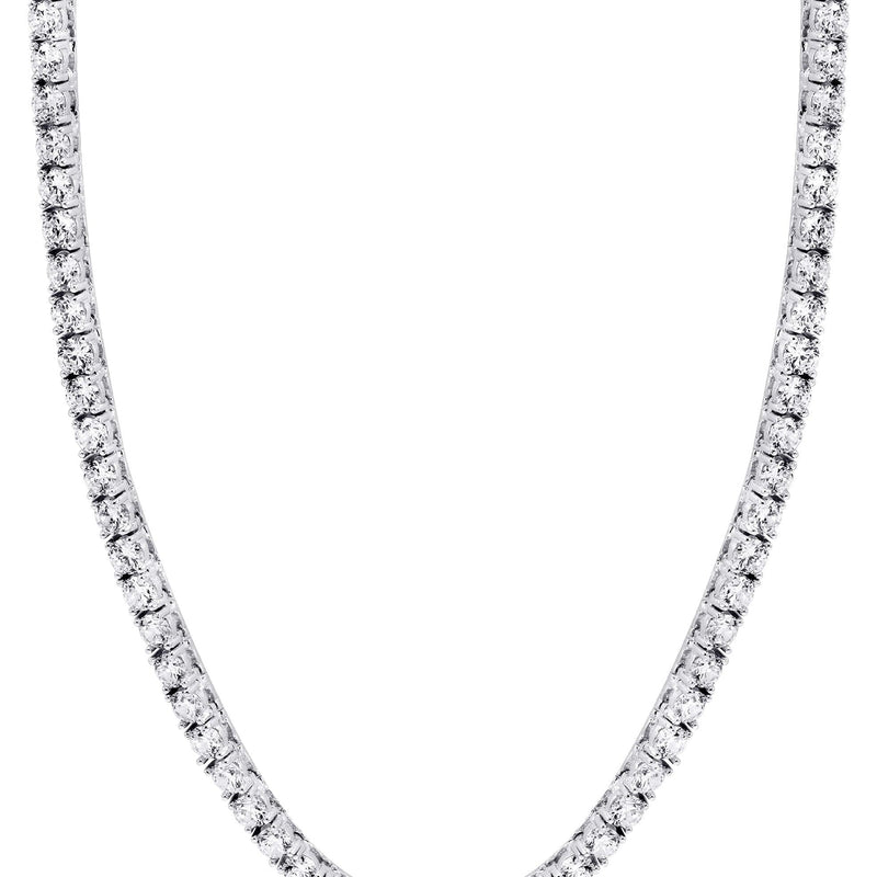 Women Jewelry - Diamond Necklace For Women | Tennis Chain 14K White Gold