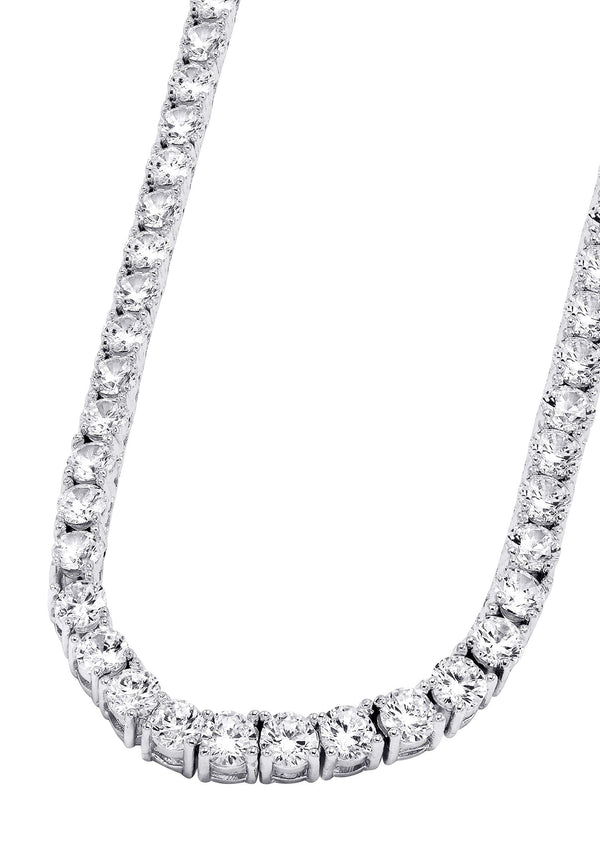 Women Jewelry - Diamond Necklace For Women | Tennis Chain 14K White Gold