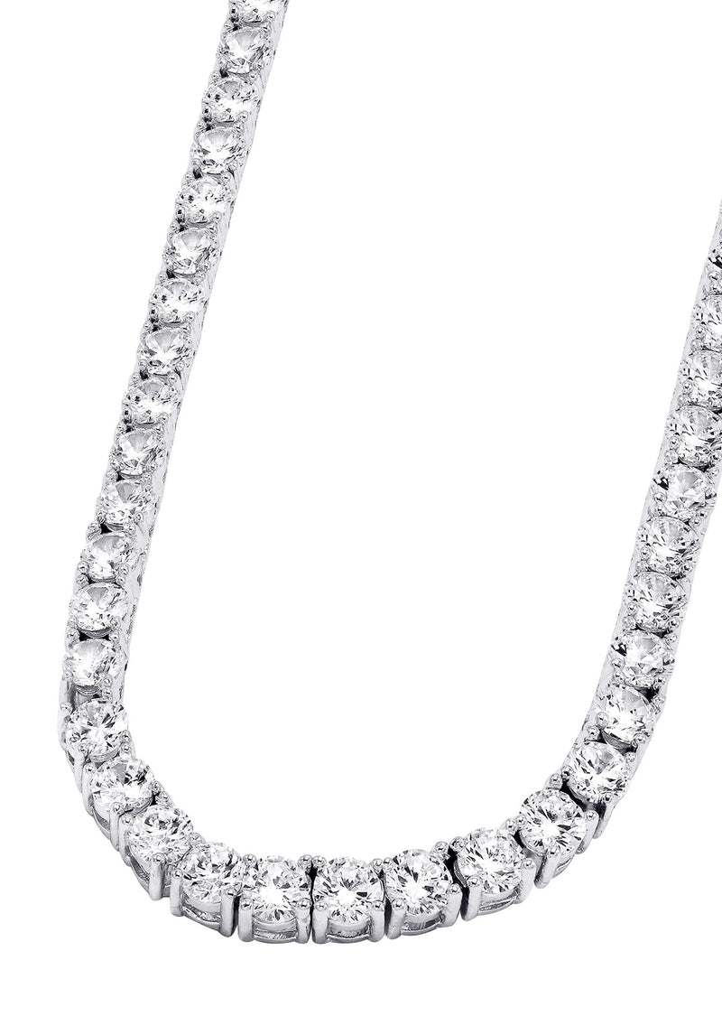 Women Jewelry - Diamond Necklace For Women | Tennis Chain 14K White Gold