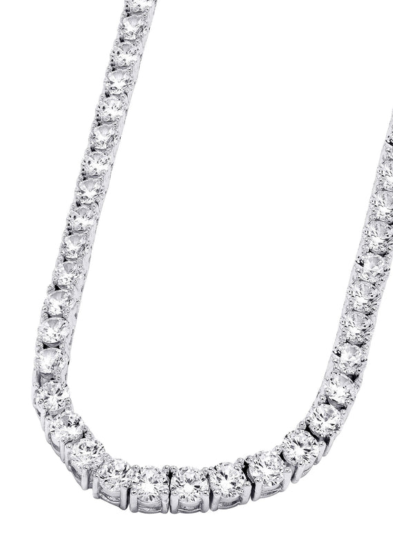 Women Jewelry - Diamond Necklace For Women | Tennis Chain 14K White Gold