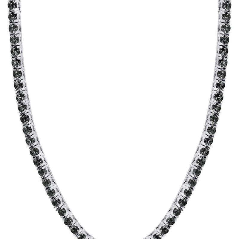 Women Jewelry - Diamond Necklace For Women | Black Diamond Tennis Chain
