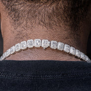 High End Jewelry - Diamond Baguette Tennis Iced Out Chain