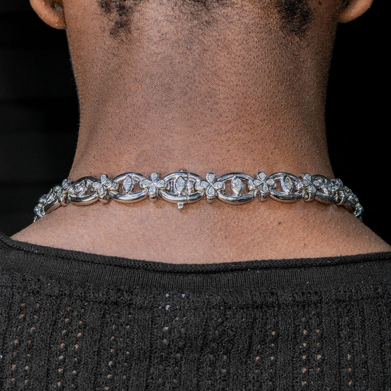 High End Jewelry - Diamond Evil Eye Chain