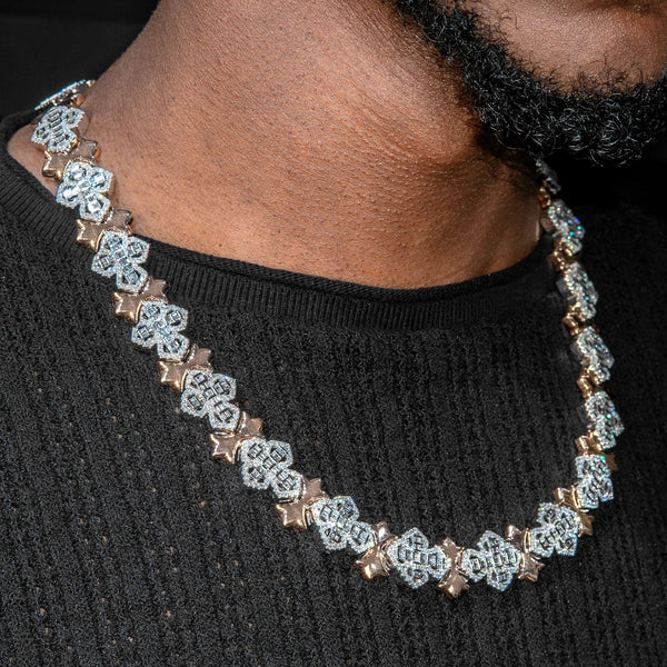 High End Jewelry - Diamond Cross Chain