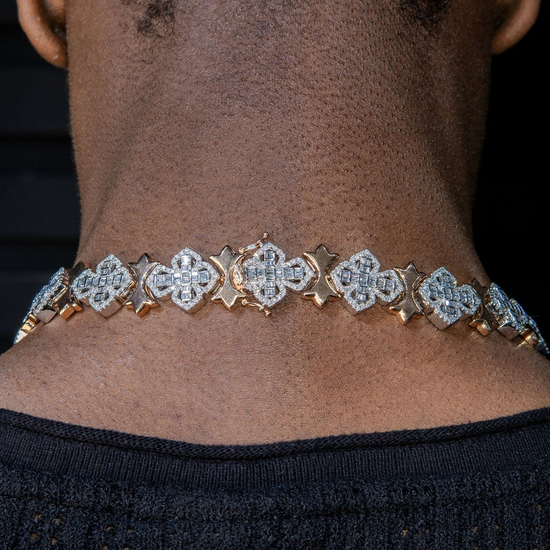 High End Jewelry - Diamond Cross Chain