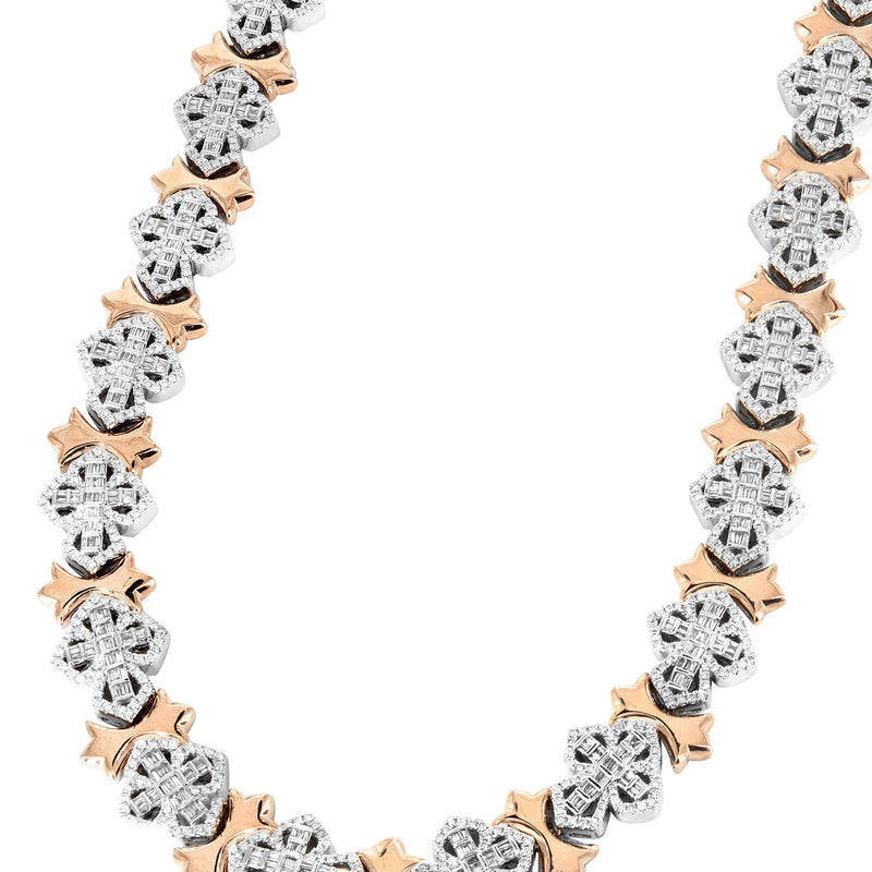 High End Jewelry - Diamond Cross Chain