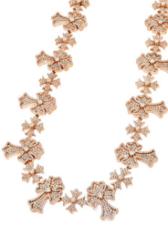 High End Jewelry - Iced Out Diamond Cross Chain
