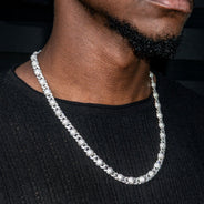 High End Jewelry - Diamond White Gold Iced Out Chain