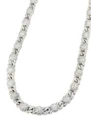 High End Jewelry - Diamond White Gold Iced Out Chain