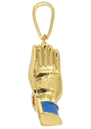 Mens Gold Plated Emoji Pendant | 14.2 Grams