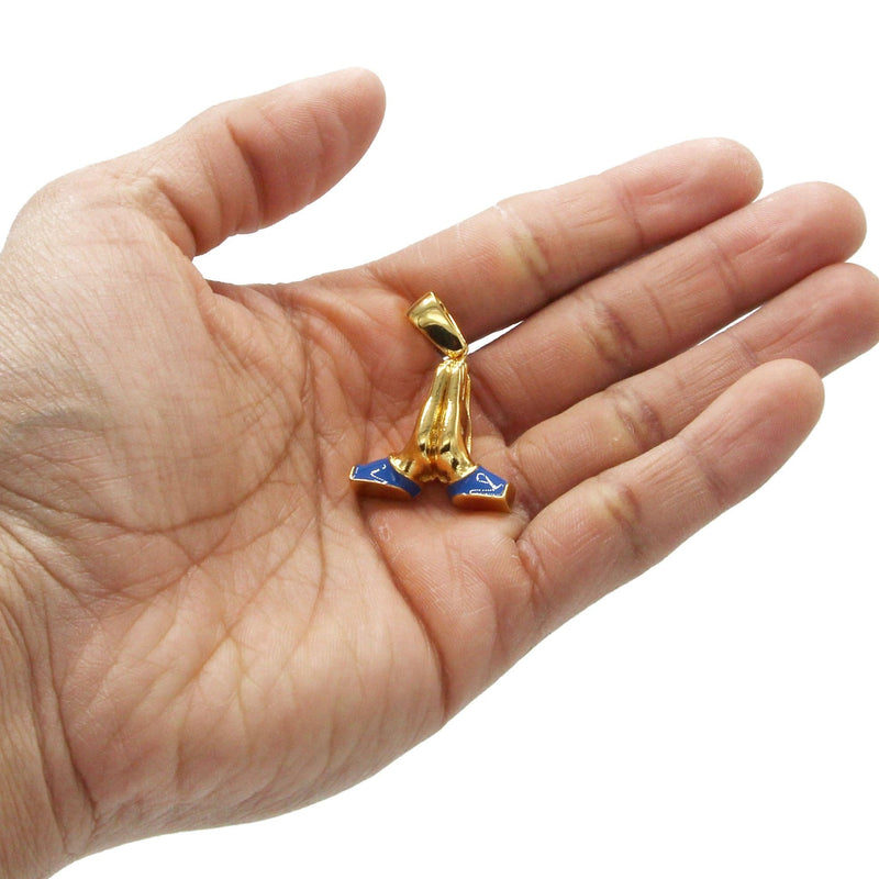 Mens Gold Plated Emoji Pendant | 14.2 Grams