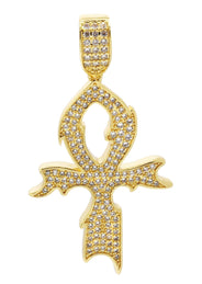 Mens Gold Plated Cross Pendant | 5.4 Grams