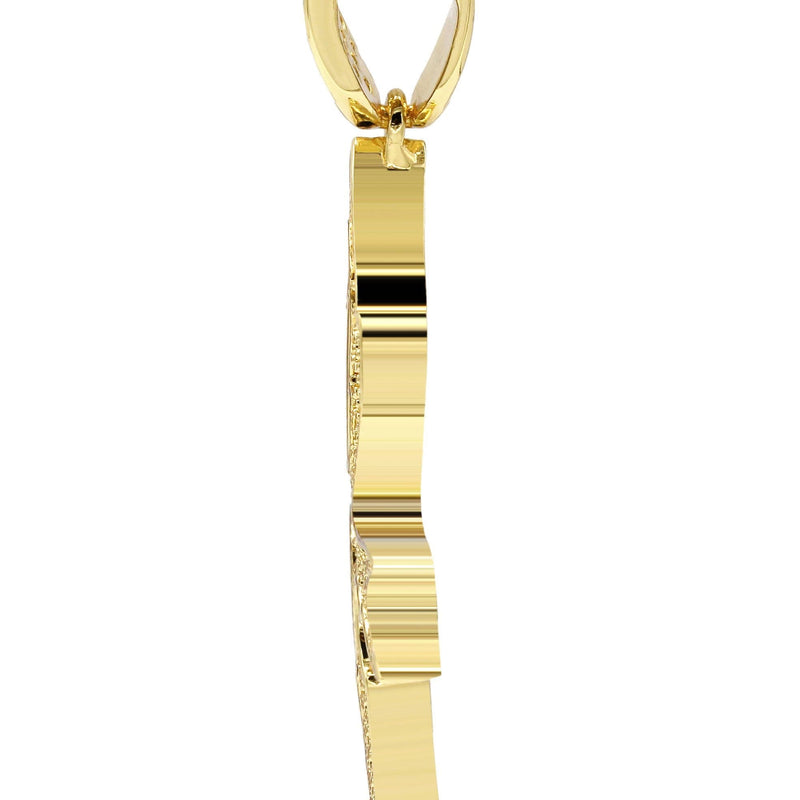 Mens Gold Plated Cross Pendant | 5.4 Grams