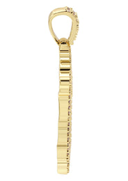 Mens Gold Plated Jesus Head Pendant | 6.6 Grams
