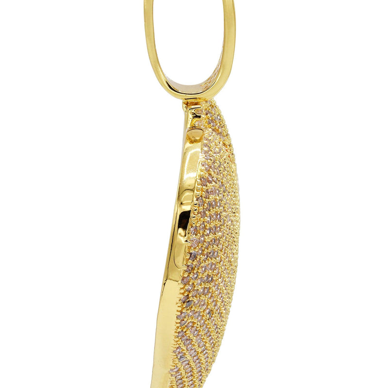 Gold Plated Heart Shape Pendant | 30.5 Grams
