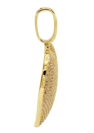 Gold Plated Heart Shape Pendant | 30.5 Grams