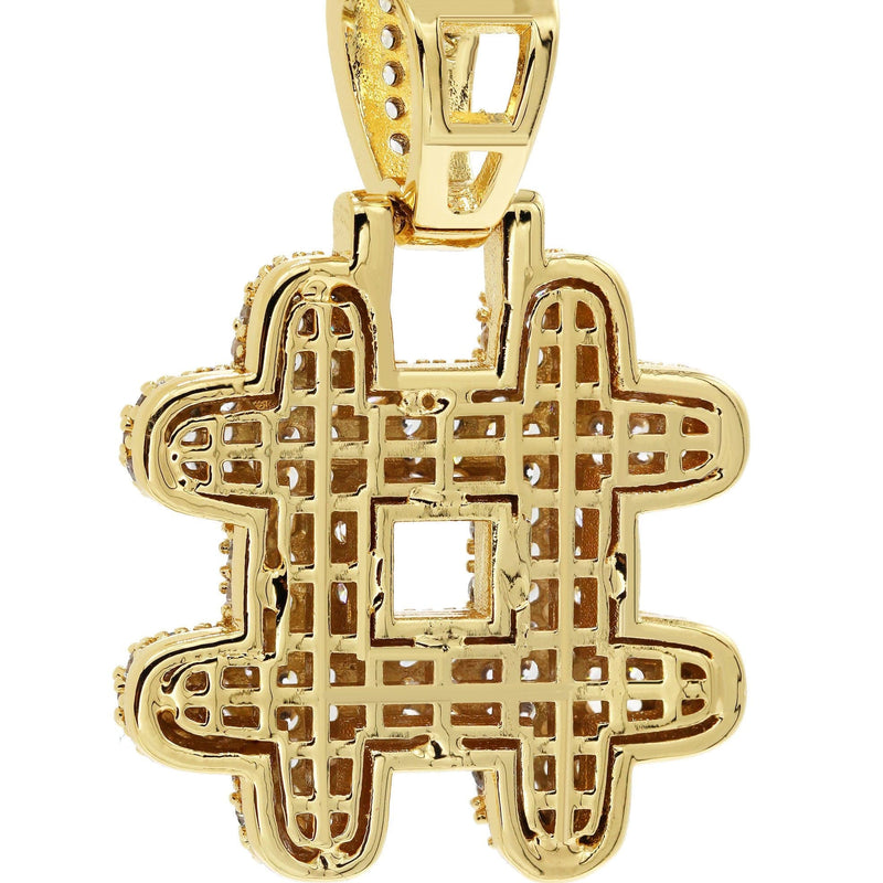 Gold Plated # symbol Pendant | 10 Grams
