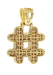 Gold Plated # symbol Pendant | 10 Grams