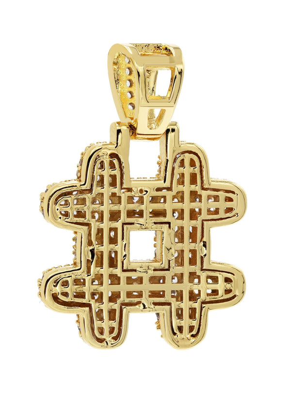 Gold Plated # symbol Pendant | 10 Grams