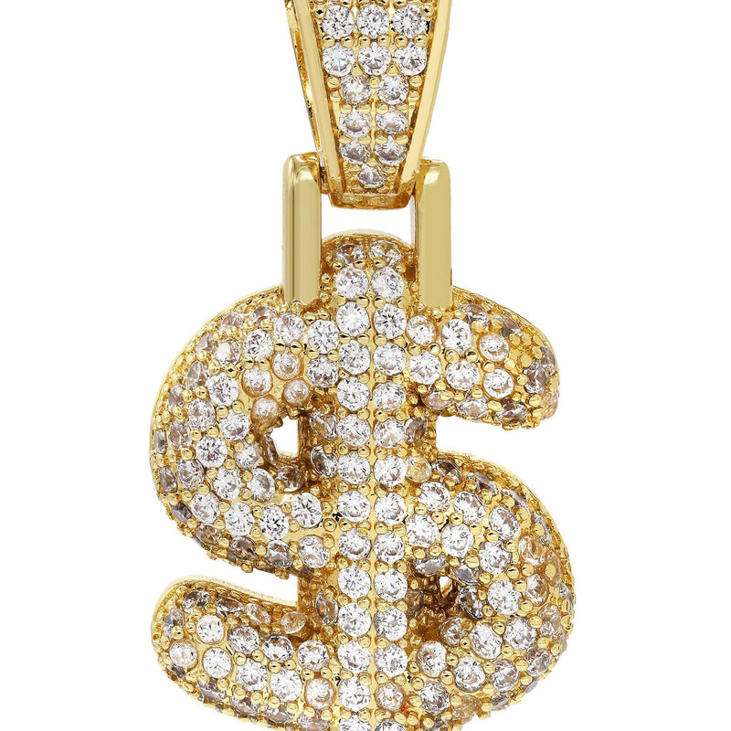 Gold Plated $ symbol Pendant | 8.2 Grams