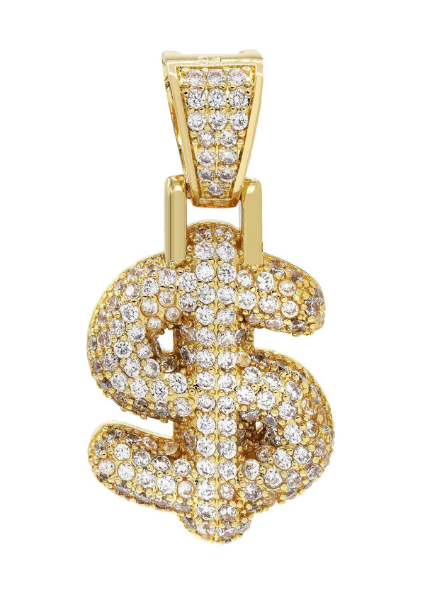 Gold Plated $ symbol Pendant | 8.2 Grams
