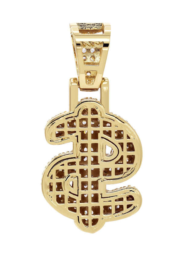 Gold Plated $ symbol Pendant | 8.2 Grams