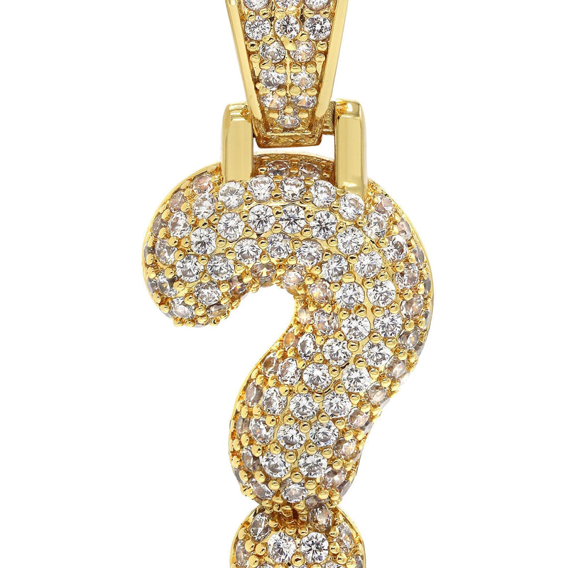 Gold Plated ? symbol Pendant | 5.9 Grams
