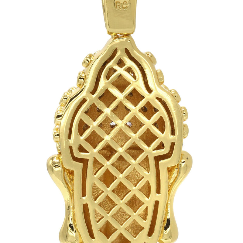 Mens Gold Plated Buddha Pendant | 13.6 Grams