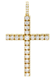 Mens Gold Plated Cross Pendant | 22.5 Grams
