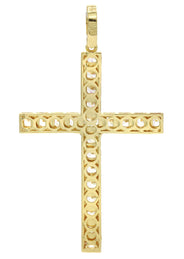 Mens Gold Plated Cross Pendant | 22.5 Grams