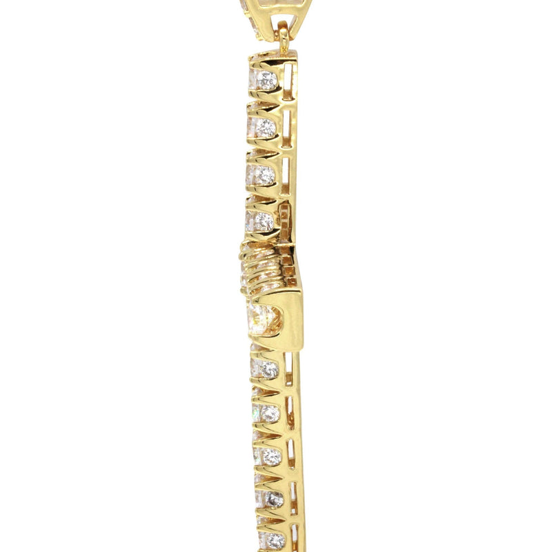 Mens Gold Plated Cross Pendant | 22.5 Grams