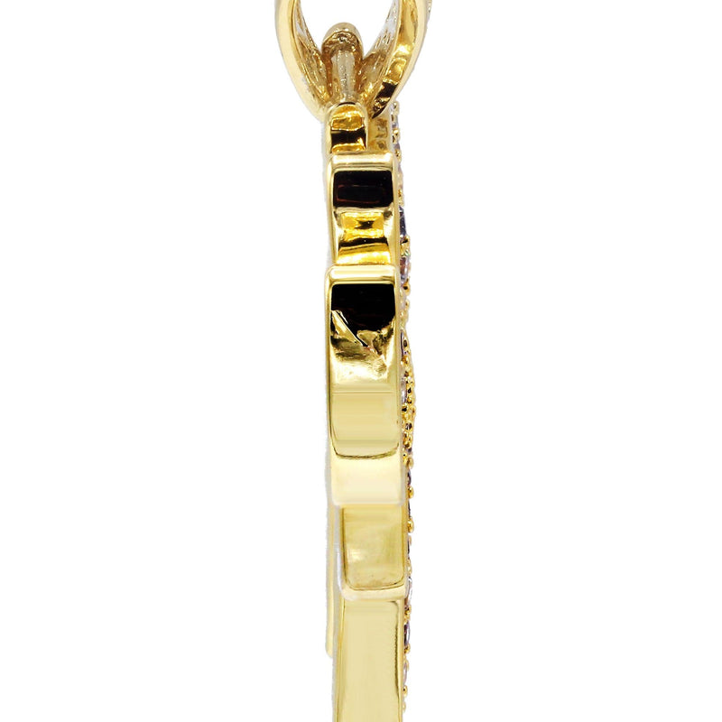 Mens Gold Plated Chai Pendant | 11.4 Grams
