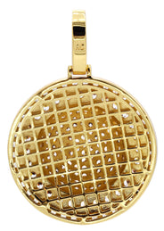 Mens Gold Plated Dog Tag Pendant | 22.3 Grams