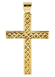 Mens Gold Plated Cross Pendant | 11.9 Grams