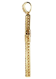 Mens Gold Plated Cross Pendant | 11.9 Grams