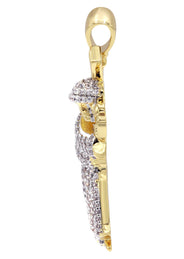 Mens Gold Plated Cross Pendant | 6.4 Grams