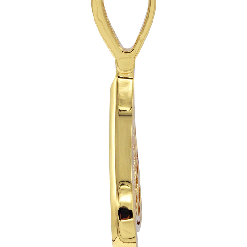 Mens Gold Plated Ace of Spades Pendant | 7.9 Grams
