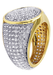 Mens Gold Plated Pinky Ring | 10.5 Grams