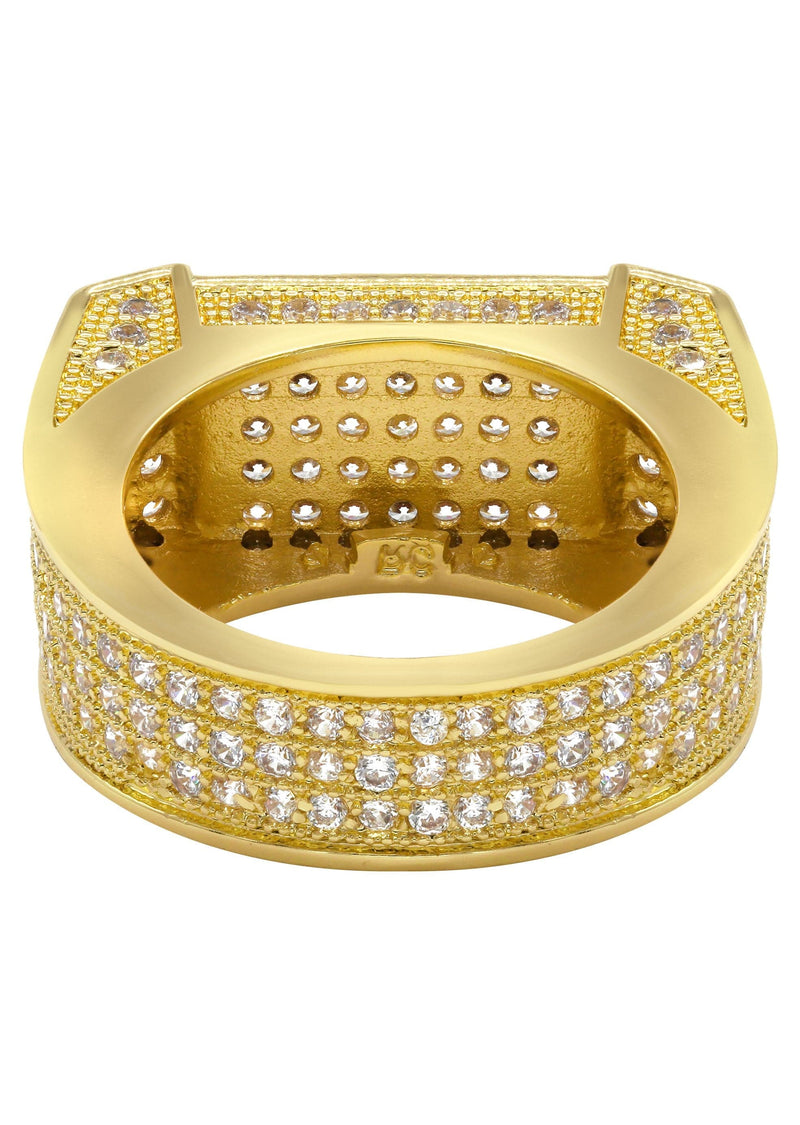 Mens Gold Plated Pinky Ring | 9.5 Grams