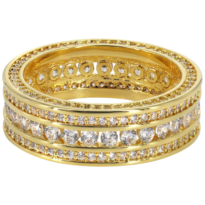 Gold Plated Eternity Ring | 4.8 Grams
