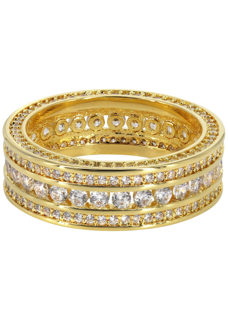 Gold Plated Eternity Ring | 4.8 Grams