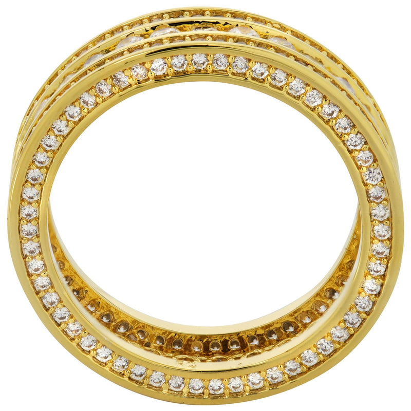 Gold Plated Eternity Ring | 4.8 Grams