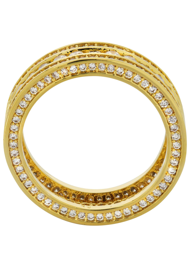 Gold Plated Eternity Ring | 4.8 Grams